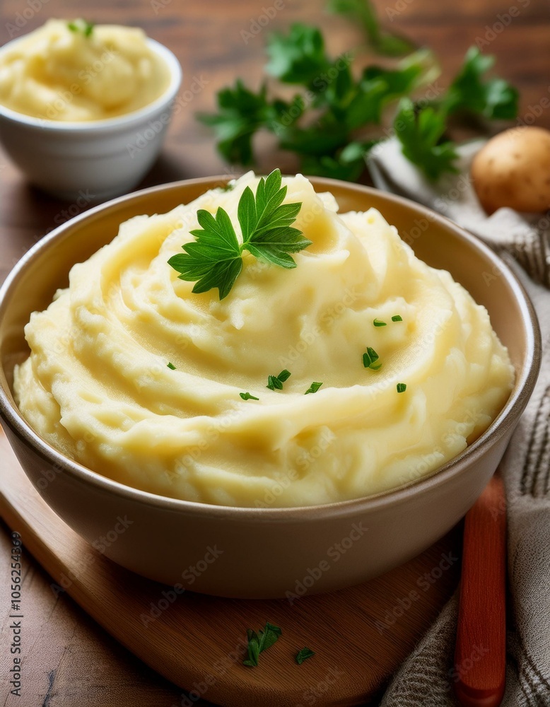Bowl of mashed potatoes Bowl of mashed potatoes