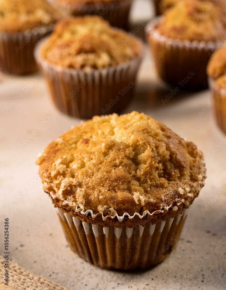 Close up of a muffin