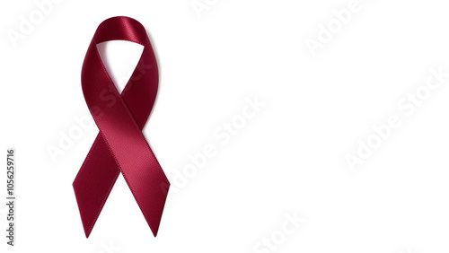 Burgundy Awareness Ribbon, multiple myeloma, hospice, meningitis, asthma, Cesarean section, hemangioma, adhesions, aneurysm, cystic hygroma, disabled adults, Hughes syndrome, sickle cell anemia photo