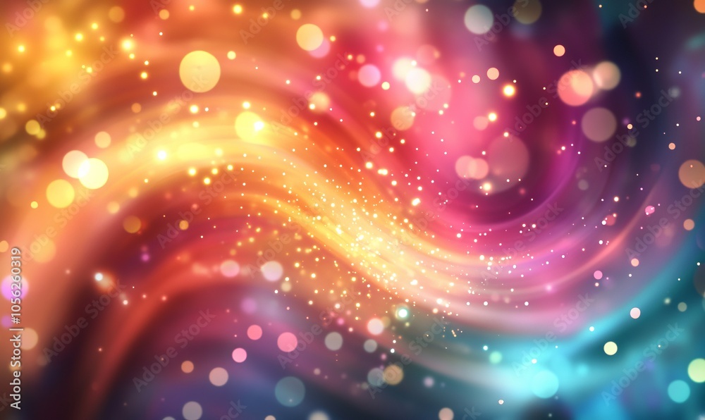Abstract light swirl with vibrant colors and bokeh effect, perfect for backgrounds, designs, and artistic projects Abstract light swirl with vibrant colors and bokeh effect, perfect for backgrounds, designs, and artistic projects