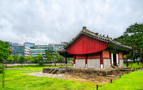 Seonneung, Tomb of King Seongjong in Seoul, UNESCO world heritage in South Korea photo