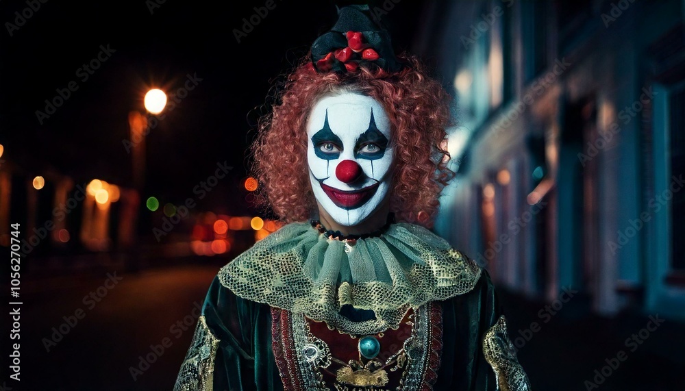 Scary Clown - generative ai, üretken yapay zeka Scary Clown - generative ai, üretken yapay zeka