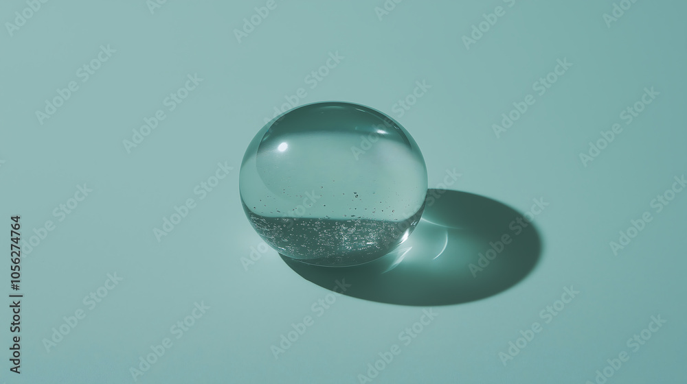 A water droplet on the Cyan background wallpaper. High quality photo A water droplet on the Cyan background wallpaper. High quality photo