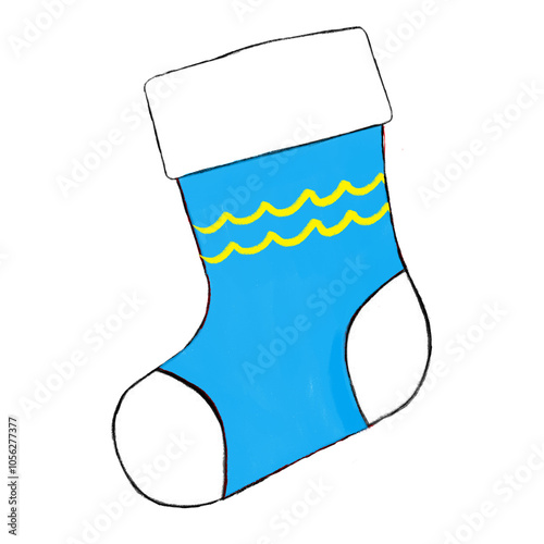 Argentinian illustrated Christmas stocking