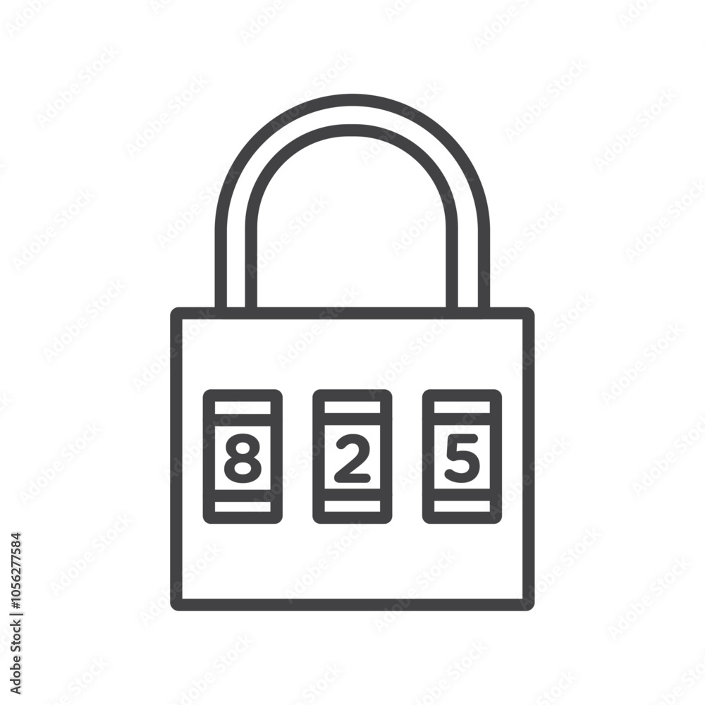 Code lock icon Symbol mark in filled style Code lock icon Symbol mark in filled style