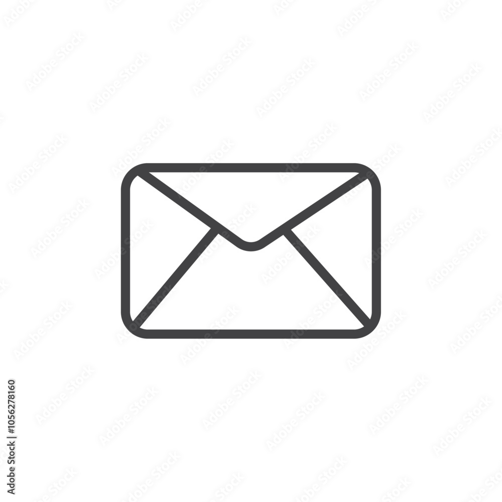 Envelope icon Symbol mark in filled style Envelope icon Symbol mark in filled style