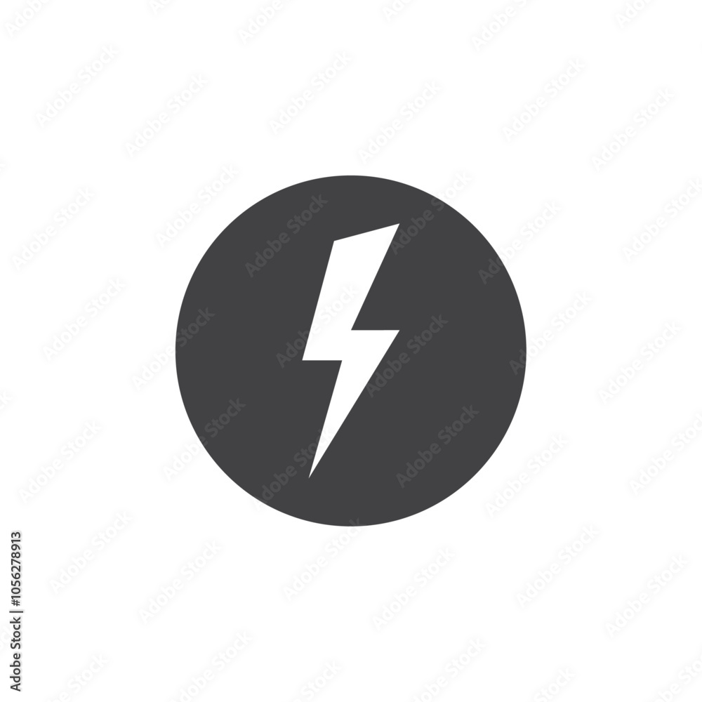 Flash icon Symbol mark in filled style Flash icon Symbol mark in filled style