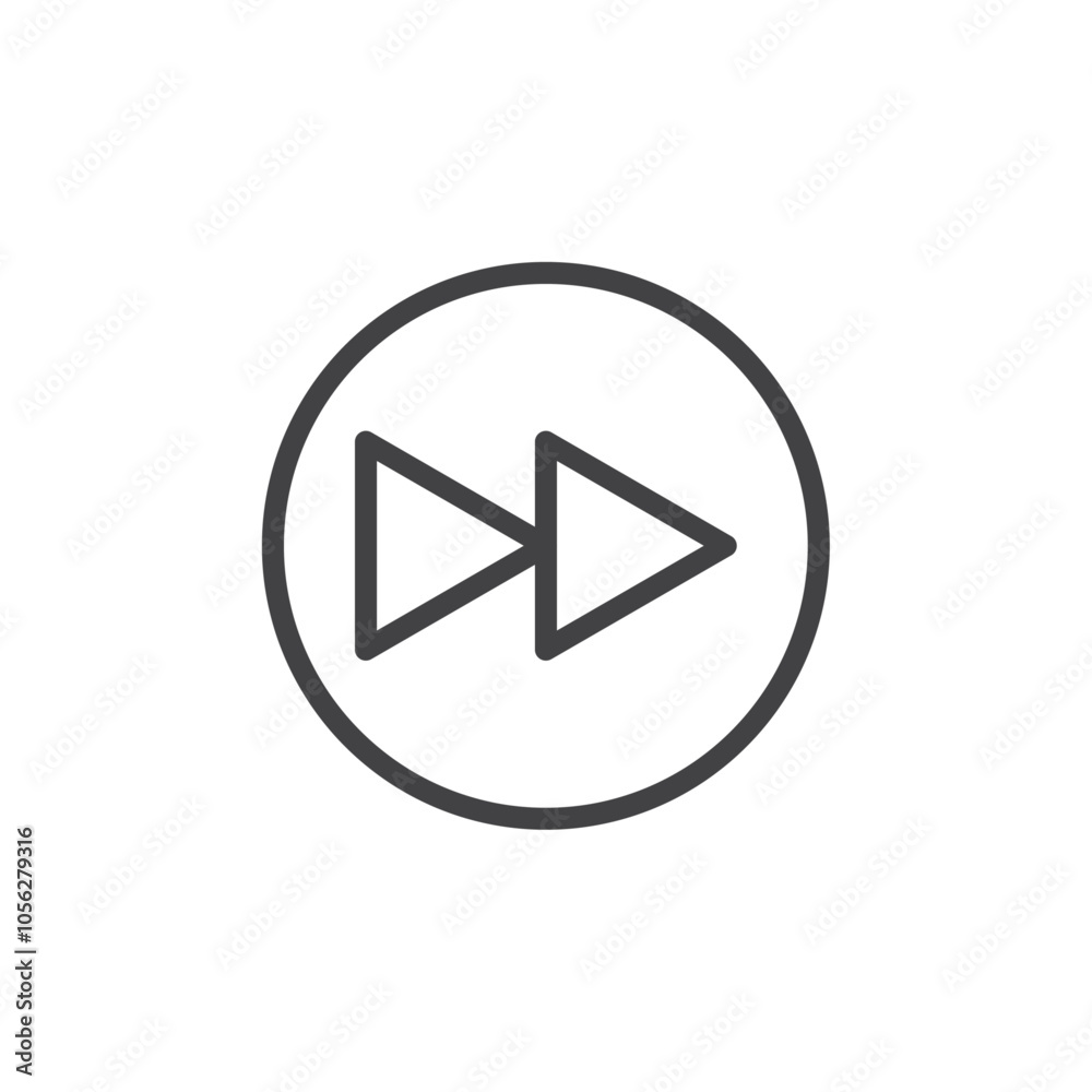 Forward icon Symbol mark in filled style Forward icon Symbol mark in filled style