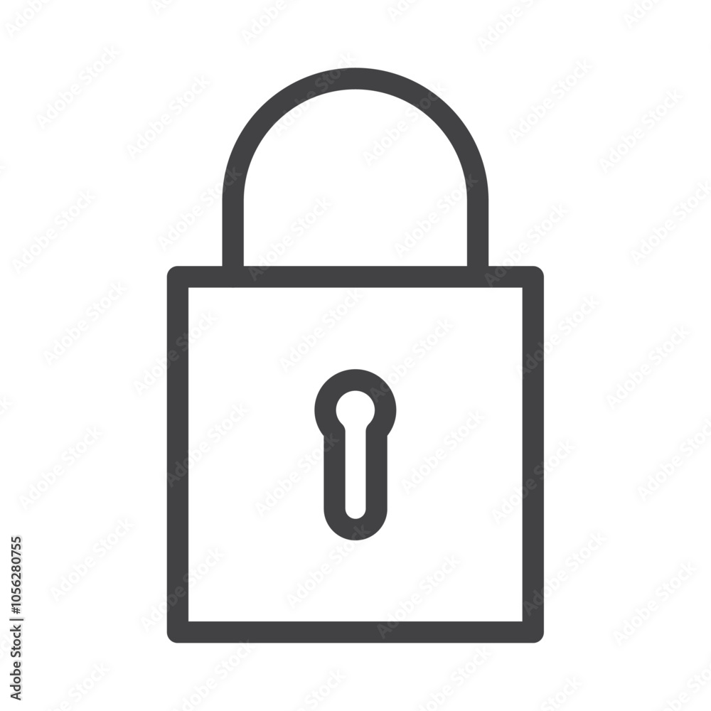 Lock icon Symbol mark in filled style Lock icon Symbol mark in filled style