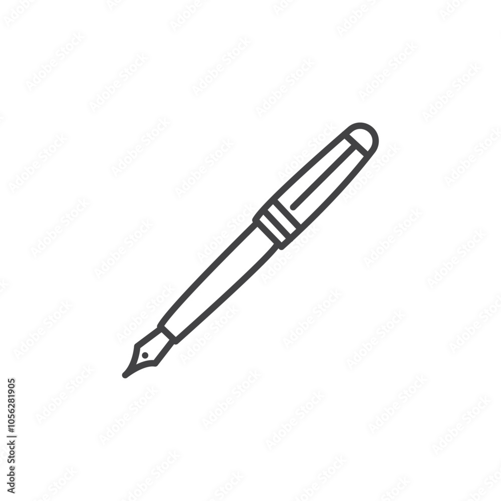 Pen icon Symbol mark in filled style Pen icon Symbol mark in filled style