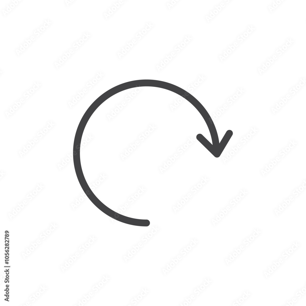 Refresh icon Symbol mark in filled style Refresh icon Symbol mark in filled style