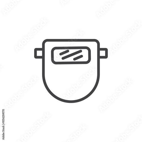 Welding icon Symbol mark in filled style