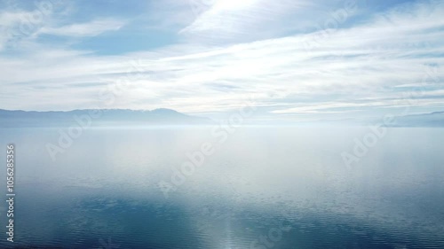 Aerial Views of a Pristine Lake