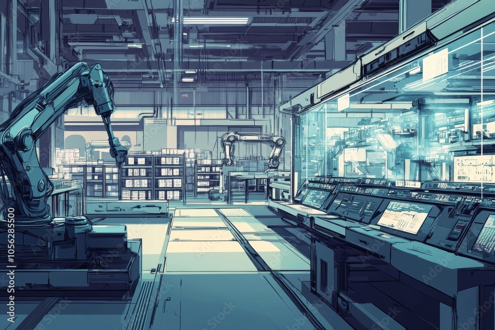 Futuristic Logistics Hub: Embracing Efficiency, Transparency, and Innovation in Automation Futuristic Logistics Hub: Embracing Efficiency, Transparency, and Innovation in Automation