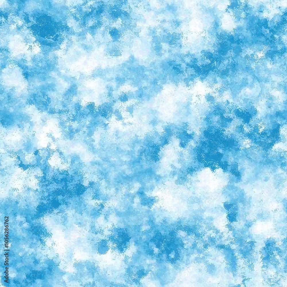 A bright blue abstract pattern resembling fluffy clouds, evoking a serene and airy atmosphere. A bright blue abstract pattern resembling fluffy clouds, evoking a serene and airy atmosphere.