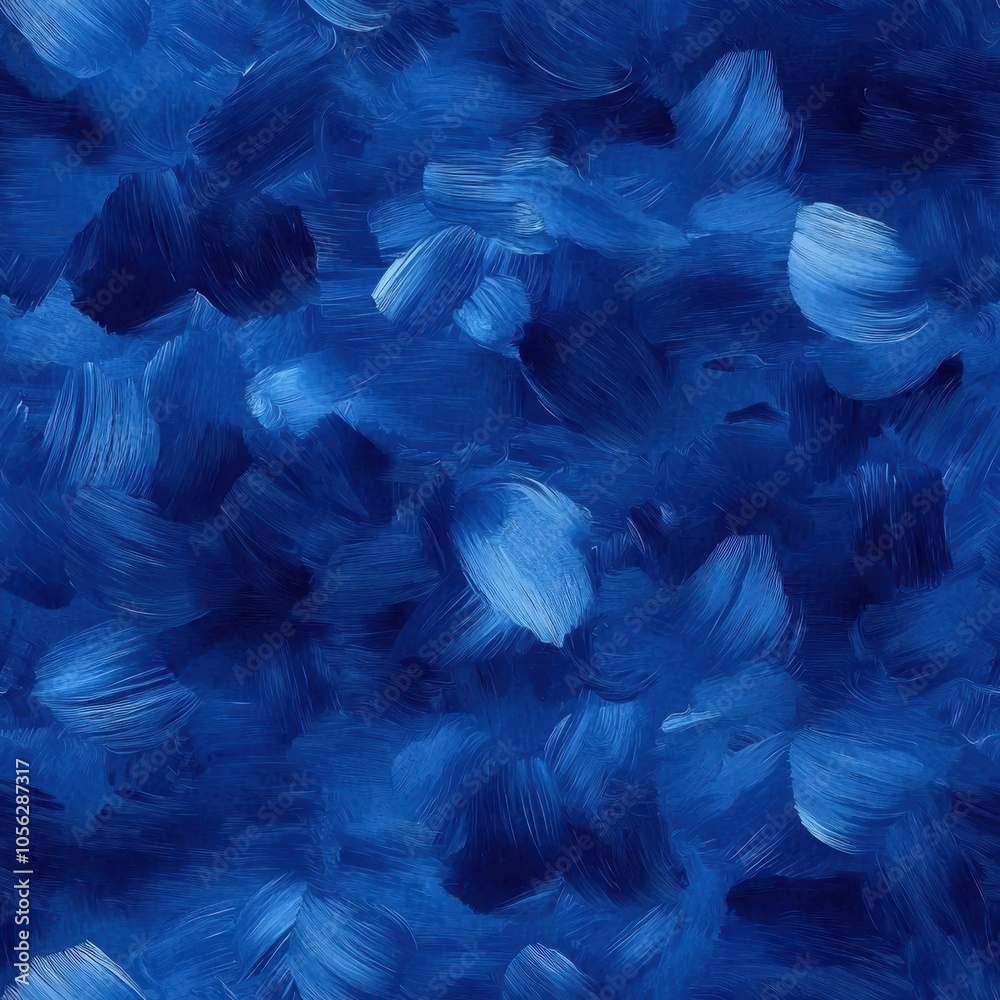 A vibrant abstract pattern featuring various shades of blue, created with expressive brush strokes, evoking a sense of depth and movement. A vibrant abstract pattern featuring various shades of blue, created with expressive brush strokes, evoking a sense of depth and movement.