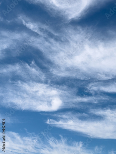 blue sky with clouds