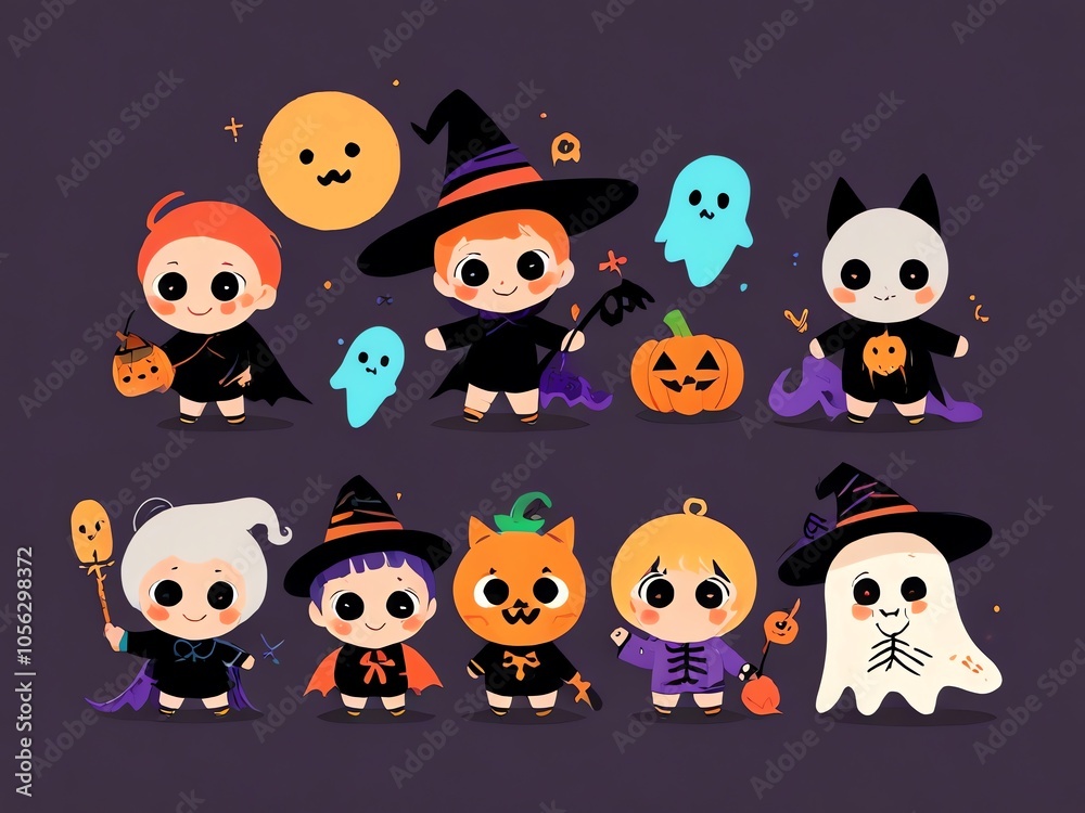 Cute Halloween Characters Cute Halloween Characters