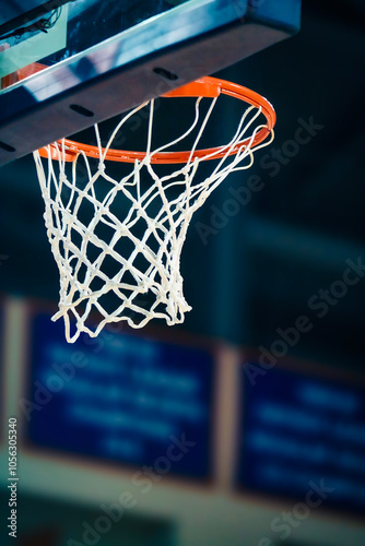 basketball hoop on the court