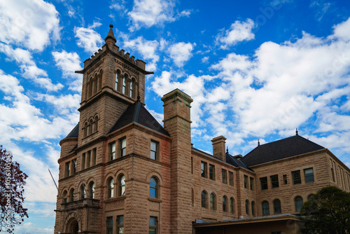 Springfield Historic City Hall, built in 1891, at Government Plaza in Greene County, Missouri, USA