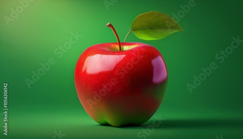 red apple