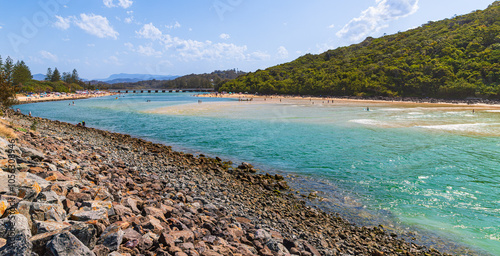 Tallebudgera creek in the Gold Coast, Queensland, Australia photo