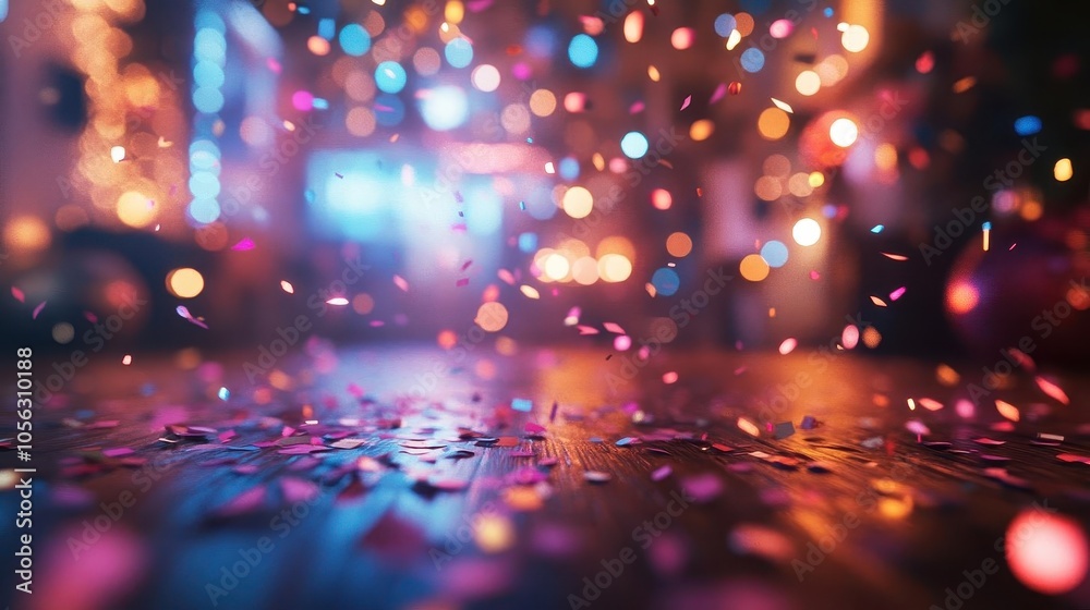 Streamer confetti with glowing AR floating visuals, cozy indoor party, soft vibrant lighting, photorealistic Streamer confetti with glowing AR floating visuals, cozy indoor party, soft vibrant lighting, photorealistic