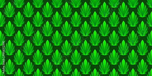 Green Leaf Pattern