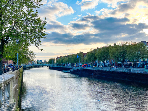 Dublin, Ireland - city skyline and cityscape