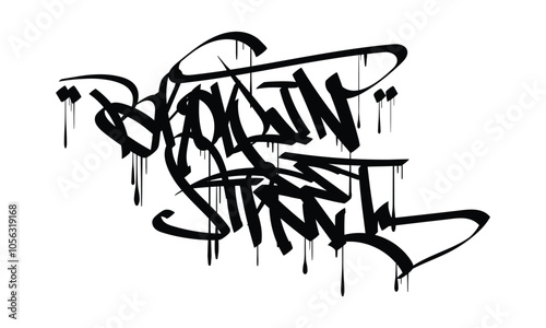 BROKLIN STREET graffiti tag style design