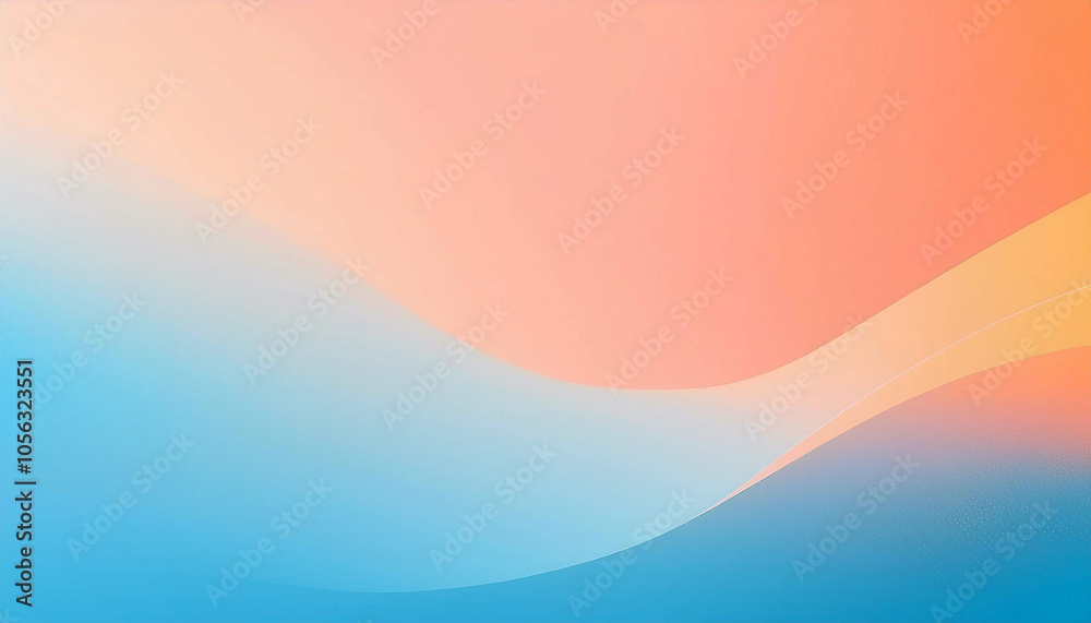 Serene Pastel Hues: Abstract Wave Design