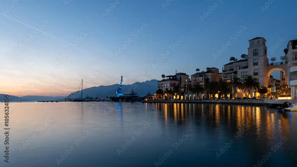 View Towards Porto Montenegro in Tivat View Towards Porto Montenegro in Tivat
