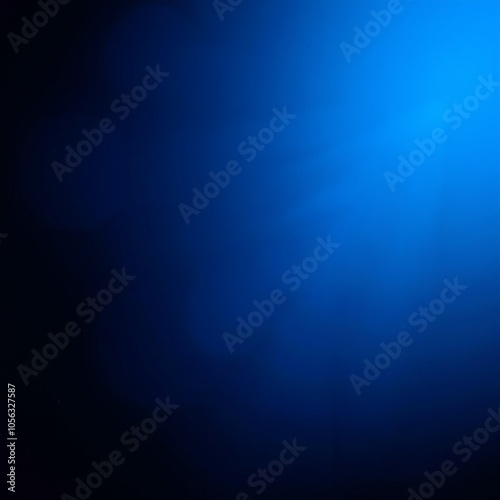 Luxury Gradient Blue Background – Elegant Dark Vignette Studio Banner