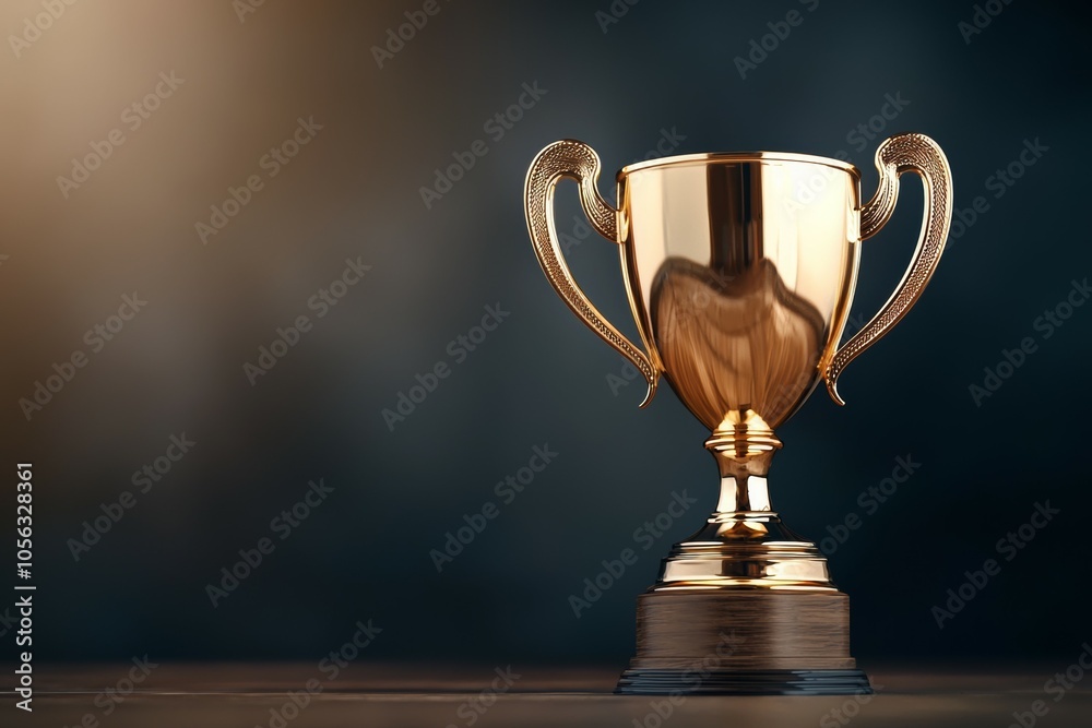 Cup or trophy. Winning concept. Selective focus background Cup or trophy. Winning concept. Selective focus background