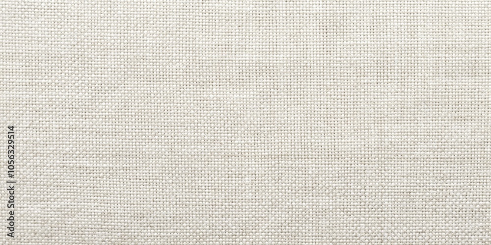 Fototapeta premium A Seamless White Fabric Texture with a Subtle Interwoven Pattern for Crafting and Design Projects