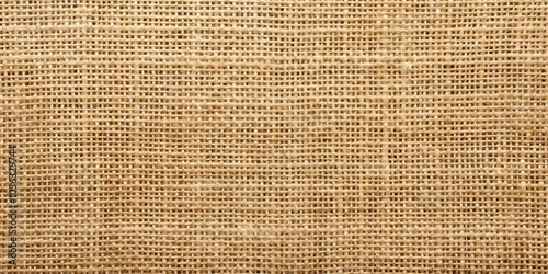 A close-up photograph of a tightly woven natural fiber fabric with a rustic and textured appearance