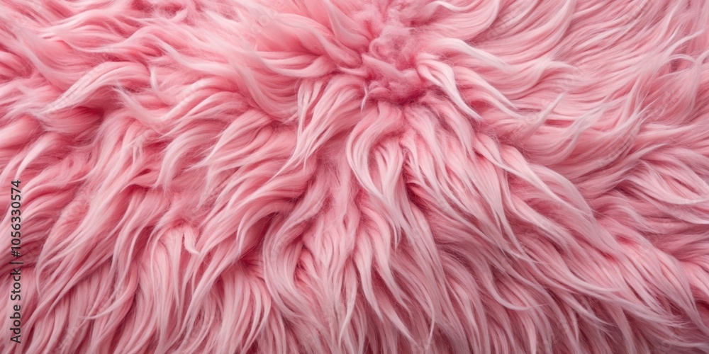 A Close-Up View of Soft, Pink Fur, Showing the Intricate Texture and Subtle Variations in Color A Close-Up View of Soft, Pink Fur, Showing the Intricate Texture and Subtle Variations in Color