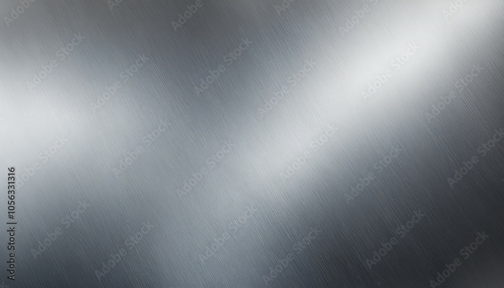 Sleek brushed steel background with subtle grain and soft reflections, capturing the industrial elegance of polished steel with cool, metallic tones Sleek brushed steel background with subtle grain and soft reflections, capturing the industrial elegance of polished steel with cool, metallic tones