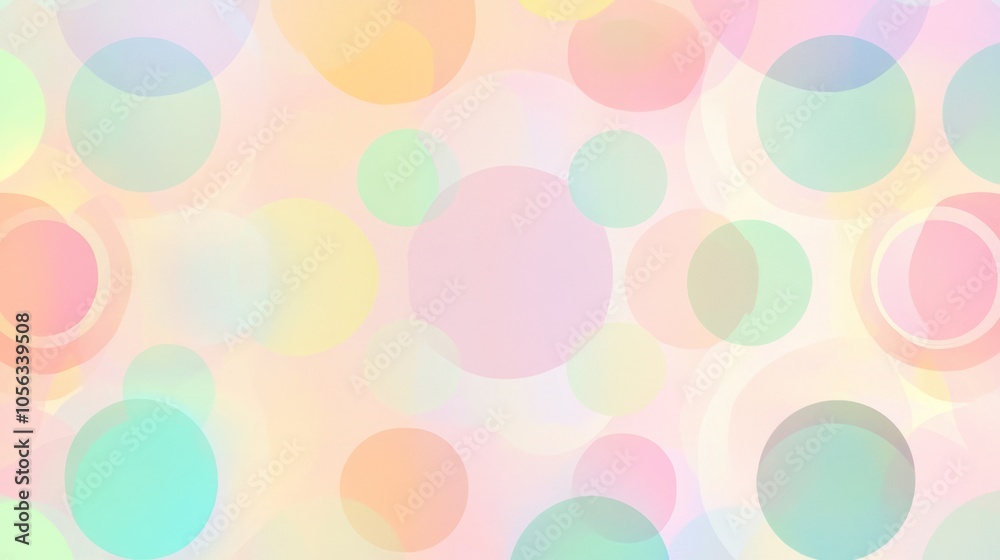 Abstract Pastel Circle Background Abstract Pastel Circle Background