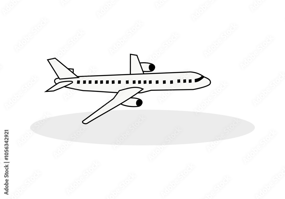 Cartoon Air Plane Vector Cartoon Air Plane Vector