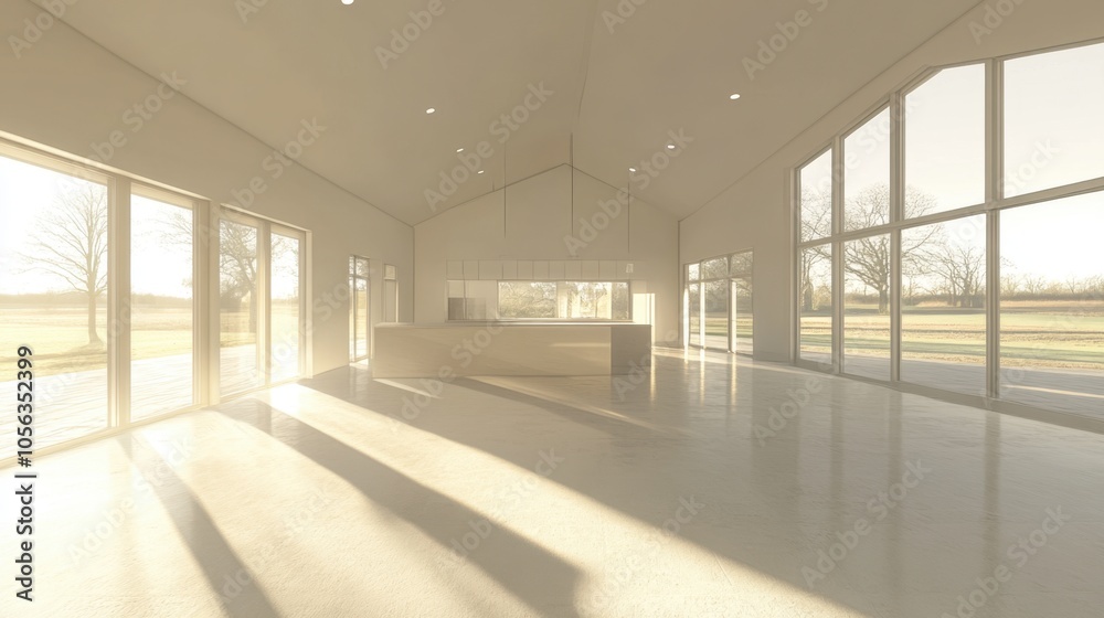 Modern Spacious Interior with Natural Light