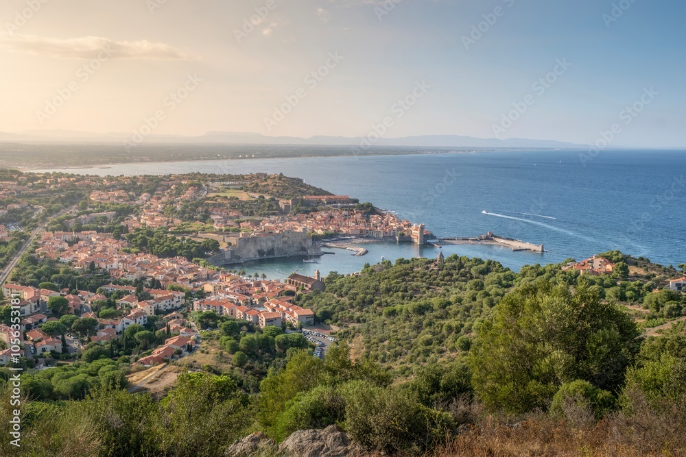Charming City Of Collioure In The South Of France. French Catalan Coast. Mediterranean Charming City Of Collioure In The South Of France. French Catalan Coast. Mediterranean
