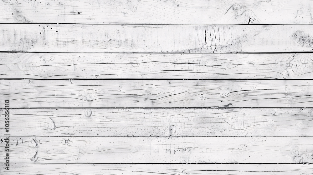 Naklejka premium Horizontal white wood design for pattern and background