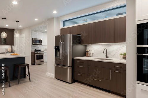 Smart home filled with IoT-connected appliances enhancing life quality through automation and AI