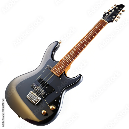 guitar isolated on white