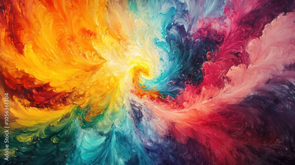 Abstract Colorful Swirl Abstract Colorful Swirl