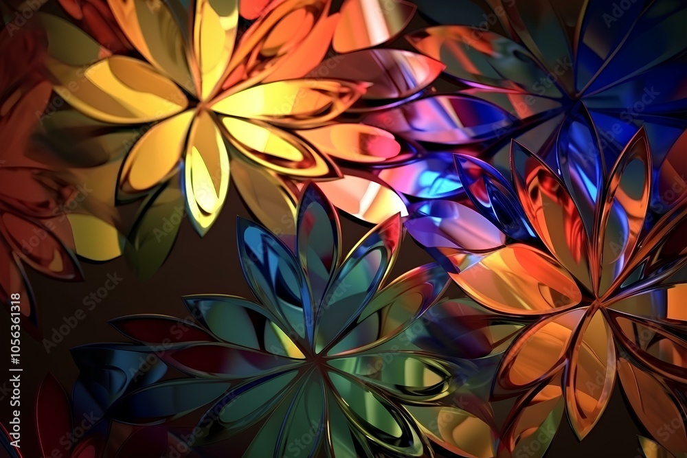 Fototapeta premium abstract floral background