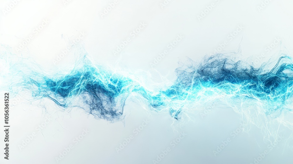 Artistic white surface featuring a vivid electric blue energy wave, with pulsating and flowing lines that evoke a sense of futuristic power and motion Artistic white surface featuring a vivid electric blue energy wave, with pulsating and flowing lines that evoke a sense of futuristic power and motion