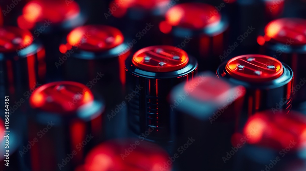 Abstract Red and Black Metal Texture: A Futuristic Design Abstract Red and Black Metal Texture: A Futuristic Design