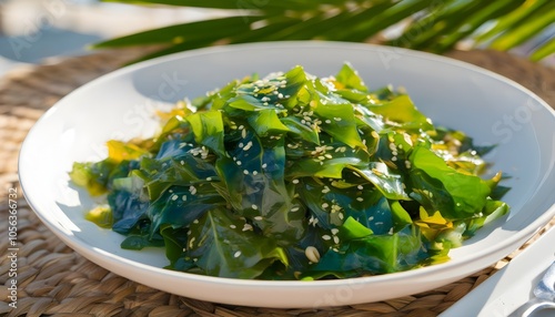 colorful vegan salad bursting with fresh greens and vibrant vegetables